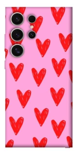 Чехол на Samsung Galaxy S25 Ultra Red hearts 2 фото 1 из 1