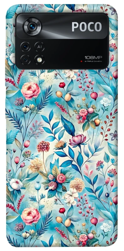 Чохол на Xiaomi Poco X4 Pro 5G Floral design ver.5 фото 1 з 1