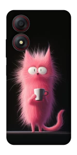 Чехол на ZTE Blade A34 4G Розовый котёнок фото 1 из 1