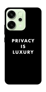 Чехол на Oppo Reno 14 Privacy is luxury фото 1 из 1