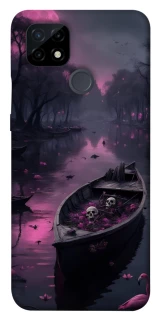 Чехол на Realme C21 Boat and flamingo фото 1 из 1