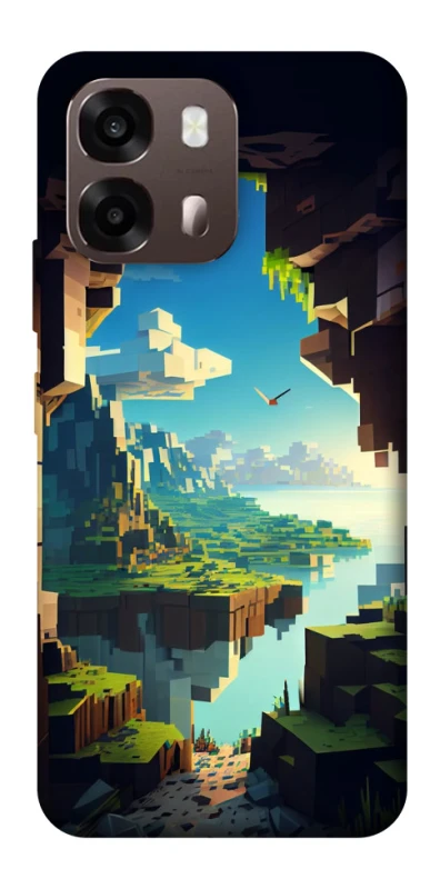 Чохол на Oppo A6 Minecraft sunrise фото 1 з 2