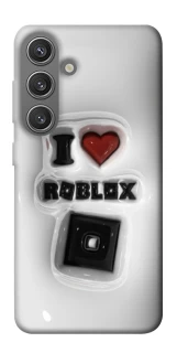 Чохол на Samsung Galaxy S24+ I love Roblox фото 1 з 1