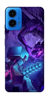 Чохол на Motorola Moto G45 Minecraft dragon фото 1 з 1