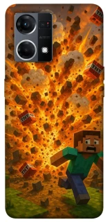 Чохол на Oppo Reno 7 4G Minecraft v7 фото 1 з 1