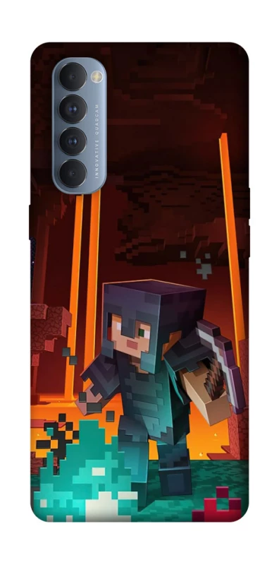 Чохол на Oppo Reno 4 Pro Minecraft game adventure фото 1 з 1