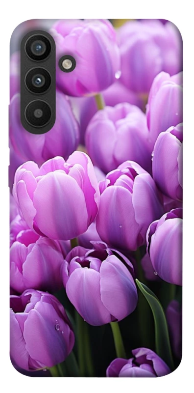 Чехол на Samsung Galaxy A34 5G Фиолетовые тюльпаны фото 1 из 1