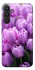 Чехол на Samsung Galaxy A34 5G Фиолетовые тюльпаны фото 1 из 1
