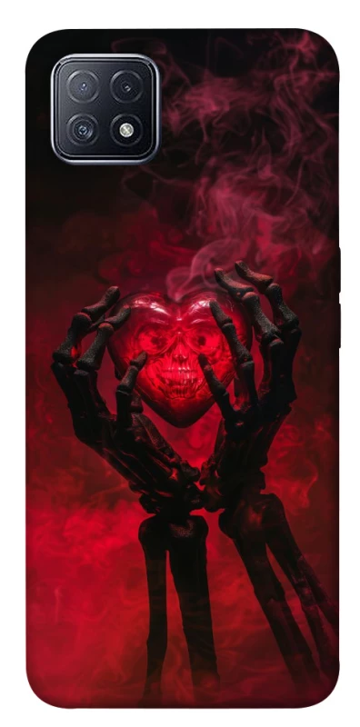Чехол на Oppo A73 Heart in the hands of a skeleton фото 1 из 1