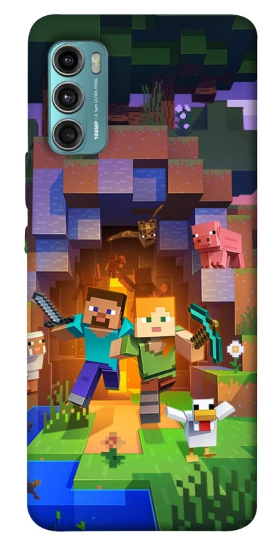 Чохол на Motorola Moto G60 Minecraft game фото 1 з 1
