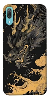 Чехол на Huawei Y6 Pro (2019) gold dragon фото 1 из 1