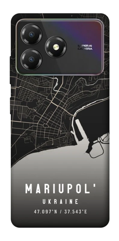 Чохол на ZTE Blade A36 Mariupol map фото 1 з 1