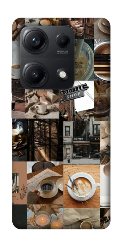 Чохол на Xiaomi Redmi Note 14S Coffee collage ver.3 фото 1 з 1