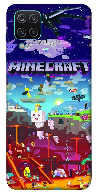 Чохол на Samsung Galaxy M12 Minecraft world фото 1 з 1