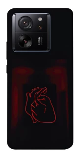 Чохол на Xiaomi 13T Червоне серце фото 1 з 1