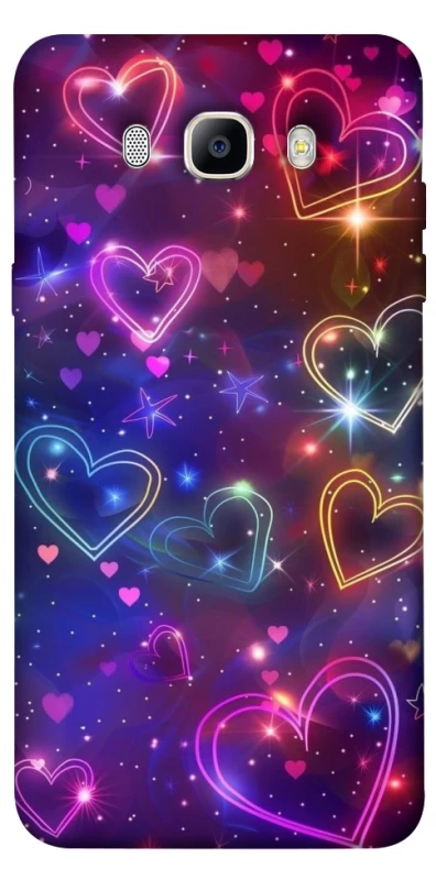 Чохол на Samsung J510F Galaxy J5 (2016) Drawn hearts фото 1 з 1