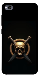 Чохол на Xiaomi Redmi 4a Golden Skull фото 1 з 1