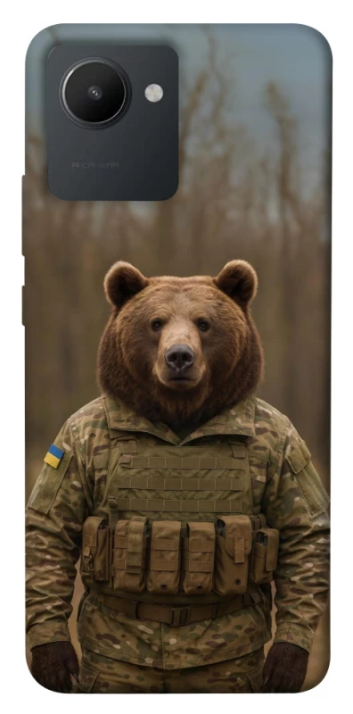 Чехол на Realme C30s Медведь защитник фото 1 из 1