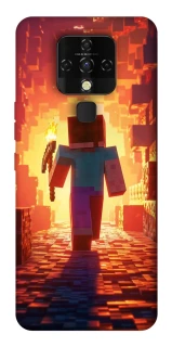 Чохол на TECNO Camon 16 SE Minecraft adventure фото 1 з 1