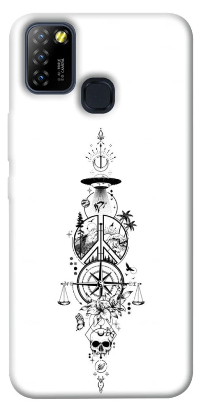 Чехол на Infinix Hot 10 Lite Tattoo ver.7 фото 1 из 1