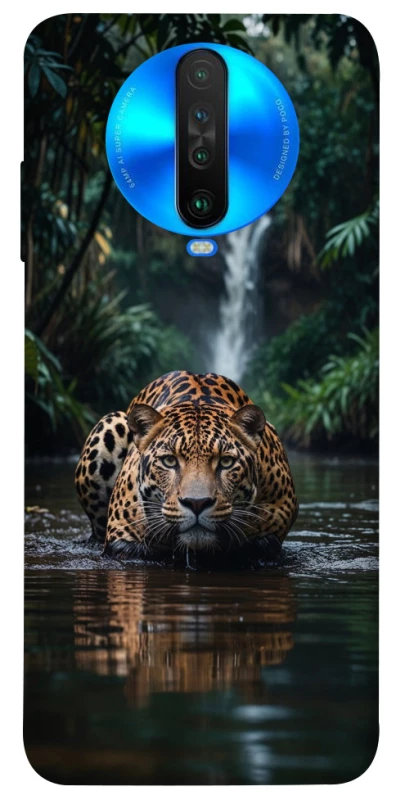 Чохол на Xiaomi Poco X2 Leopard in water фото 1 з 1