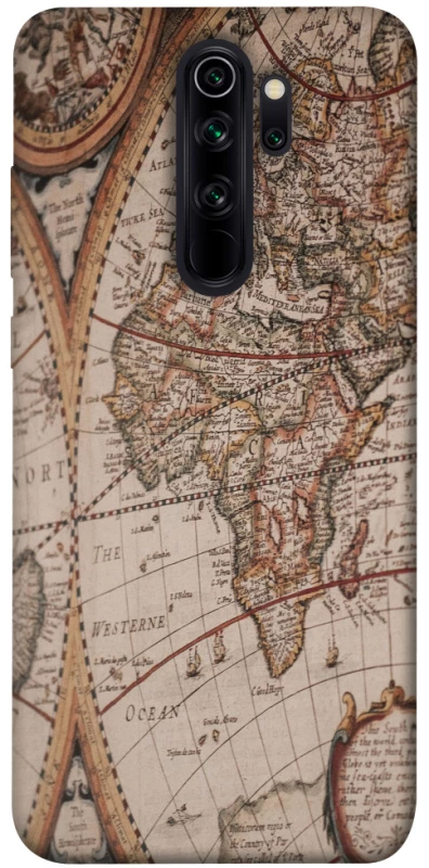 Чехол на Xiaomi Redmi Note 8 Pro Карта путешествий фото 1 из 1