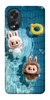 Чехол на Oppo A18 Labubu in the pool фото 1 из 1