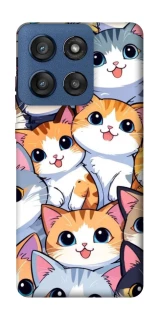 Чохол на Motorola Edge 60 Stylus Cute Cat v2 фото 1 з 1
