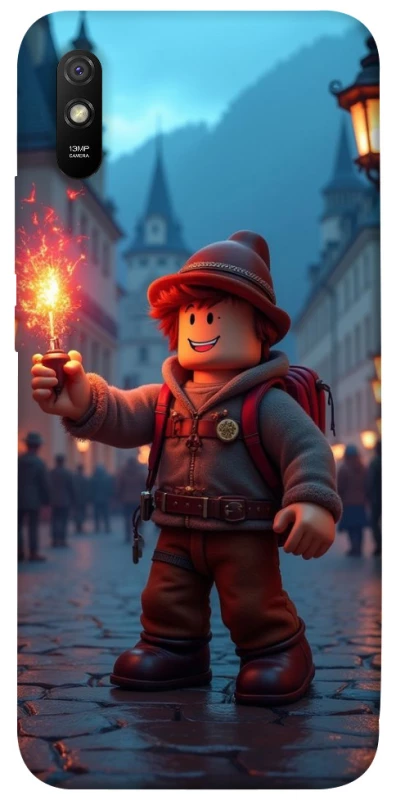 Чохол на Xiaomi Redmi 9A Roblox Fire Logo Blue Flames фото 1 з 1