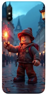 Чохол на Xiaomi Redmi 9A Roblox Fire Logo Blue Flames фото 1 з 1