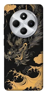 Чохол на Xiaomi Redmi 14C / Poco C75 gold dragon фото 1 з 1