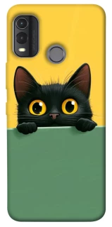 Чехол на Nokia G11 Plus Black cat v2 фото 1 из 1