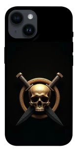 Чохол на Apple iPhone 14 (6.1") Golden Skull фото 1 з 1