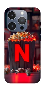 Чехол на Apple iPhone 16 Pro Netflix and popcorn фото 1 из 1