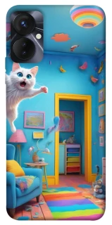 Чохол на TECNO Spark 9 Pro crazy cat фото 1 з 1
