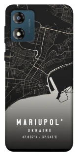 Чехол на Motorola Moto E13 Mariupol map фото 1 из 1