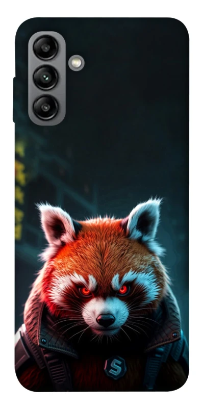 Чохол на Samsung Galaxy A04s Cyber Red Panda фото 1 з 1