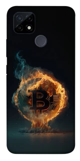 Чохол на Realme C21Y Fire Bitcoin фото 1 з 1