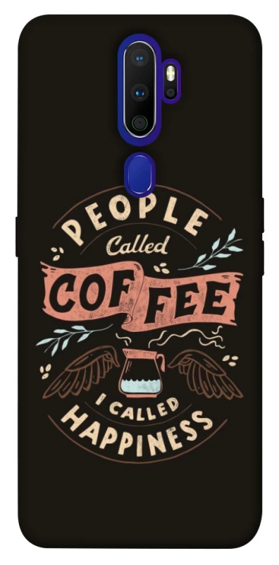 Чохол на Oppo A5 (2020) / Oppo A9 (2020) Сoffee happiness фото 1 з 1