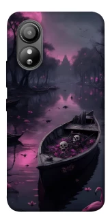 Чохол на ZTE Blade L220 Boat and flamingo фото 1 з 1