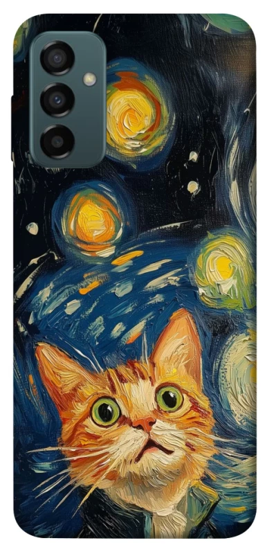Чохол на Samsung Galaxy M13 4G paint cat фото 1 з 1
