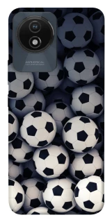 Чехол на Vivo Y02 Футбольные мячи фото 1 из 1