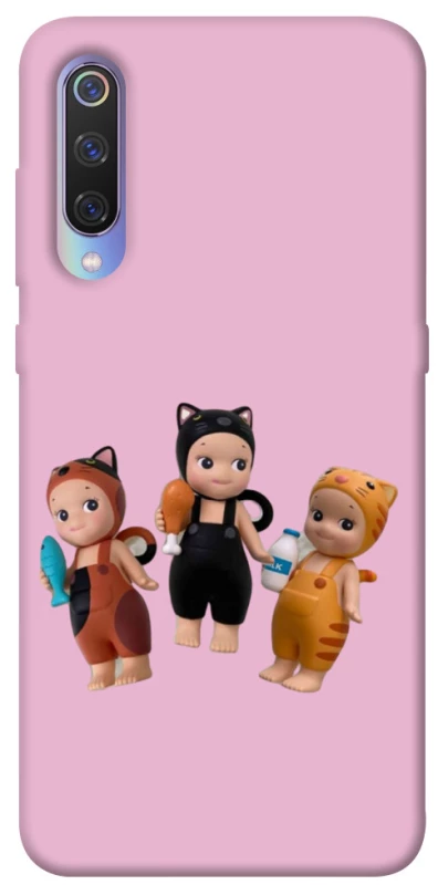 Чехол на Xiaomi Mi 9 Cat Cafe Trio фото 1 из 1