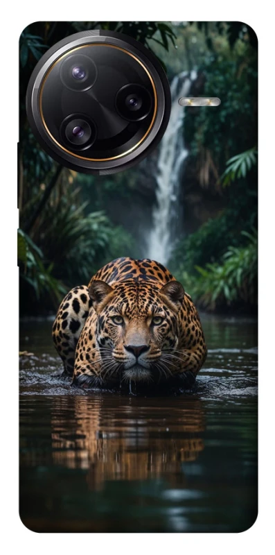 Чохол на Xiaomi Poco F7 Ultra Leopard in water фото 1 з 1