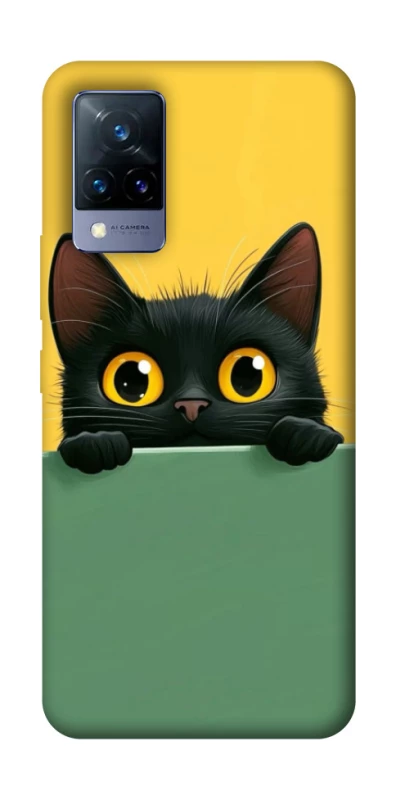 Чехол на Vivo V21 Black cat v2 фото 1 из 1