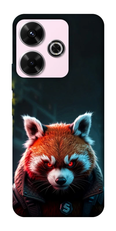 Чохол на Xiaomi Poco M6 4G Cyber Red Panda фото 1 з 1