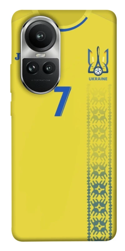 Чехол на Oppo Reno 10 UA-Football ver.3 фото 1 из 1