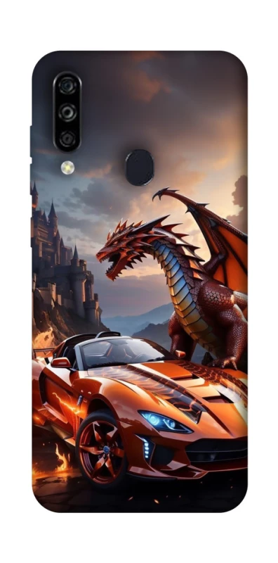 Чохол на ZTE Blade A7 (2020) Сar and dragon фото 1 з 1