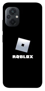 Чехол на Xiaomi Poco M5 Roblox logo black фото 1 из 1