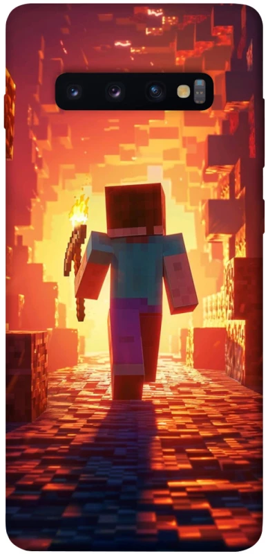 Чохол на Samsung Galaxy S10+ Minecraft adventure фото 1 з 1